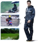 Motorcycle Waterproof Conjoined Rain Suit