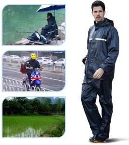 Motorcycle Waterproof Conjoined Rain Suit