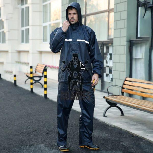 Motorcycle Waterproof Conjoined Rain Suit