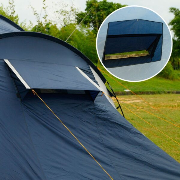 3-Portions Barbara 8-10 Persons Outdoor Family Camping Tent