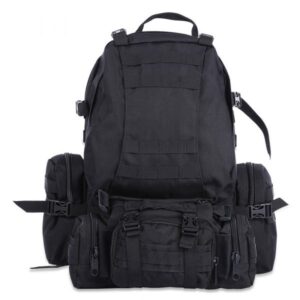 60L 4 in 1 Tactical Military Multipurpose Backpack Green - Black