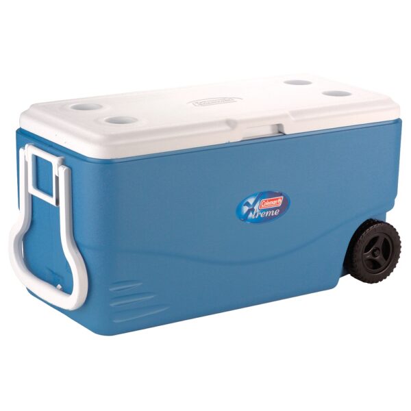 Coleman 100 Quarts Wheeled Heavy Duty Xtreme Series Cooler Icebox Roadies Store