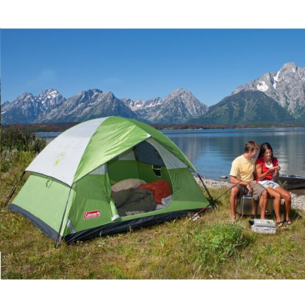 Coleman Sun Dome Camping Tent For 3 - 4 - 6 Person Roadies Store