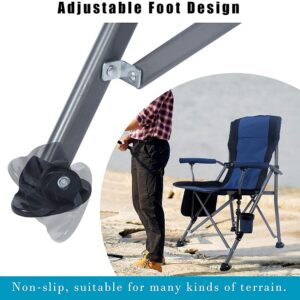 Heavy Duty Portable Folding Quad Chair For Outdoor Camping