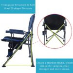 Heavy Duty Portable Folding Quad Chair For Outdoor Camping