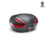 MHR-62 Top Box 60 Liter ABS With Carbon Fiber Finish Luggage Box Back Box for Motorcycle Bikes