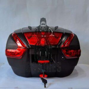 MHR-62 Top Box 60 Liter ABS With Carbon Fiber Finish Luggage Box Back Box for Motorcycle Bikes