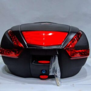 MHR-68 Top Box 80 Liter ABS With Carbon Fiber Finish Luggage Box Back Box for Motorcycle Bikes