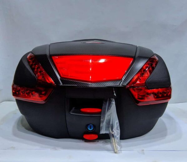 MHR-68 Top Box 80 Liter ABS With Carbon Fiber Finish Luggage Box Back Box for Motorcycle Bikes