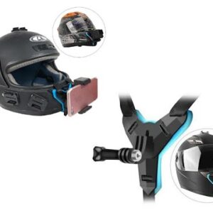 1. This full face helmet holder can mount your action camera at your chin position. 2. It provides unobstructed cycling POV s, just like from your own eye. 3. Adjustable length belt design makes it fit most available full face helmets. 4. Easy Operation, Stable Fixing, Ultra Durable. 5.Come with Phone Stand and Remote,Support 5.5-8.5 wide ,and use the remote control to free your hands Type:Straps & Mounts Usage:Neck, Shoulder, Wrist, Others Type:strap Function:Remote Function:Phone holder