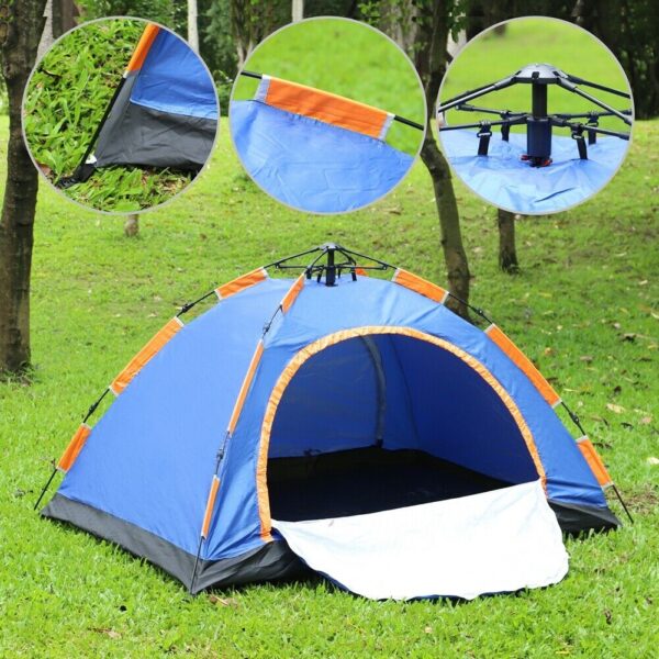 Single Layer Automatic Camping Tent (Mix Colors) Roadies Store