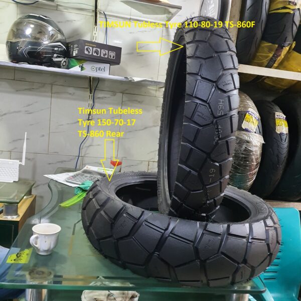 Timsun Tubeless Tyre 110-80-19 TS-860F