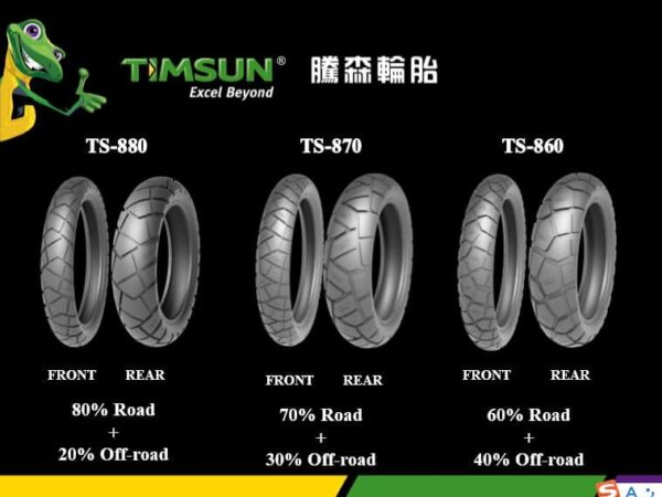 Timsun Tubless Tyre 160-60-17 TS-880R