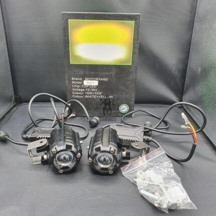 Original K2S Ripper by Motorfans External LED Light Yellow White