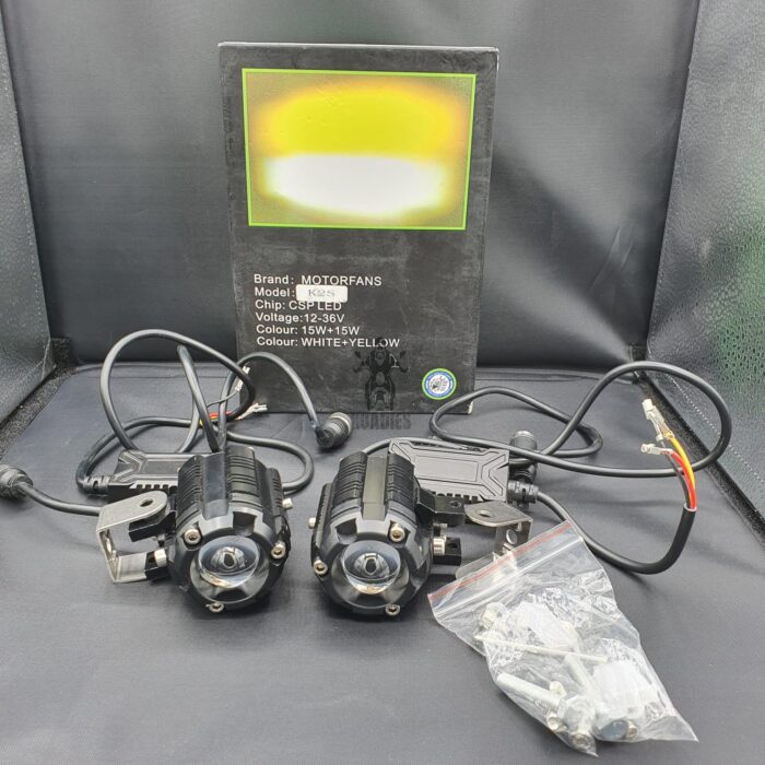 Original K2S Ripper by Motorfans External LED Light Yellow White