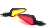 4PC Smoke Lava L Shape LED indicators