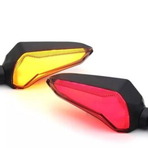 4PC Smoke Lava L Shape LED indicators