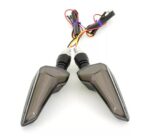 4PC Smoke Lava L Shape LED indicators