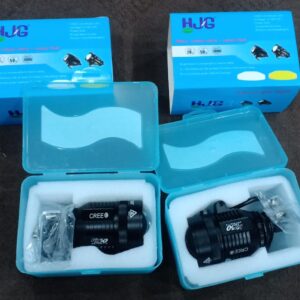 HJG CREE KZ30 Dual Color Yellow + White Light With Zoom Adjustment Lock Fog Light