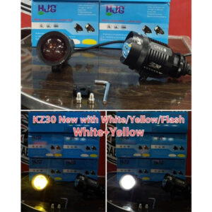 HJG CREE KZ30 Dual Color Yellow + White Light With Zoom Adjustment Lock