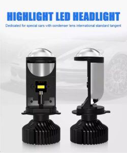 T9 A83Y6 PROJECTOR LED LIGHT H4 HEADLIGHT (1 PIECE) Motorcycle CAR JEEP