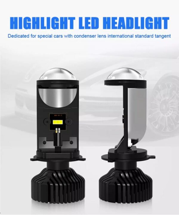 T9 A83Y6 PROJECTOR LED LIGHT H4 HEADLIGHT (1 PIECE) Motorcycle CAR JEEP