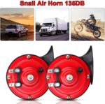 2pc Snail Horn 12V 135db Lound Universal Dual Waterproof for All Motorcycle Car Jeep