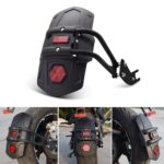 Motorcycle Rear Fender Single Arm Mud Flap with Reflector