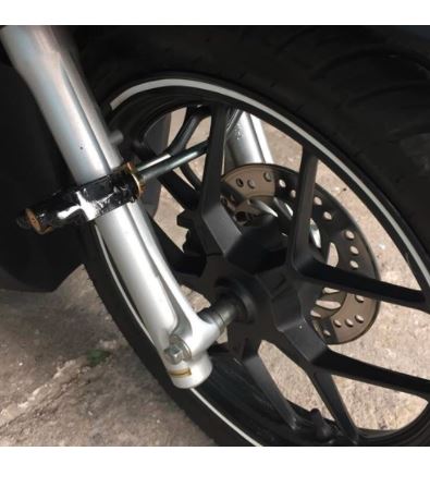 Motorcycle Universal Metal Front Wheel Fork Shocks Lock