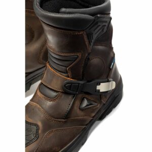 Roadies All Terrain Adventure Mid Waterproof Motorcycle Boots Touring Leather Motorbike