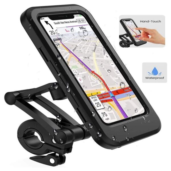 Shapeheart - Magnetic Bike Phone Holder | for Bike stem | Anti Vibration |  Waterproof Phone Holder for Bike | 360° Orientation