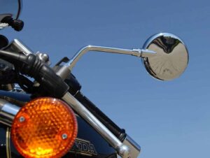 Universal Motorcycle Chrome Round Mirrors High Quality