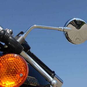 Universal Motorcycle Chrome Round Mirrors High Quality