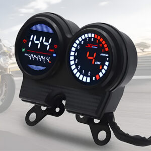 Universal Motorcycle Dual Round Digital Meter For Yamaha YBR125 YB125Z YB125Z DX YBR125G