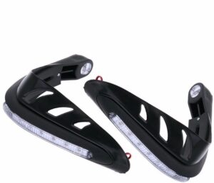 Universal Motorcycle Handguard With Indicators RED BLUE BLACK Hand Guards