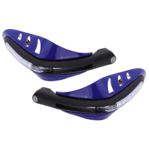 Universal Motorcycle Handguard With Indicators RED BLUE BLACK Hand Guards