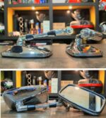 Motorcycle Square Shape Chrome Mirrors