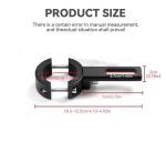 Motorcycle LED Extension Clamps Brackets for safe Guard Handle Shocks 20mm-35mm