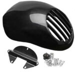 Motorcycle Cafe Racer Headlight Cowling with Grill windshield