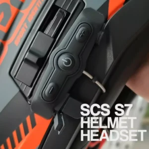 SCS S-7 EVO SOLO Motorcycle Helmet Bluetooth Intercom Device Handsfree Calls Music 