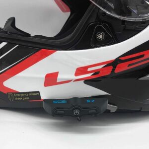 SCS S-7 EVO SOLO Motorcycle Helmet Bluetooth Intercom Device Handsfree Calls Music 