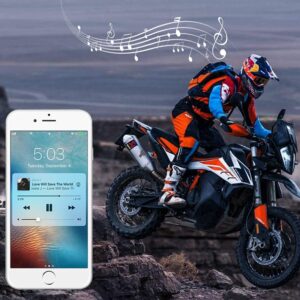 SCS S-7 EVO SOLO Motorcycle Helmet Bluetooth Intercom Device Handsfree Calls Music 