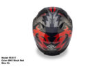 FASEED FS-817 Black Red Full Face Dual Visor Pinlock Ready Motorcycle Helmet