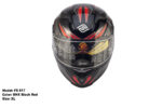 FASEED FS-817 Black Red Full Face Dual Visor Pinlock Ready Motorcycle Helmet