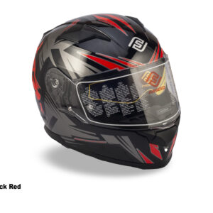 FASEED FS-817 Black Red Full Face Dual Visor Pinlock Ready Motorcycle Helmet