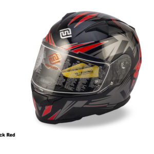 FASEED FS-817 Black Red Full Face Dual Visor Pinlock Ready Motorcycle Helmet