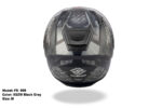 FASEED FS-909 Without Peak XSZM Black Gray Modular Helmet Dual Lens Built-in Visor With Pinlock INCLUDED