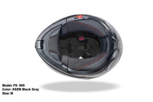 FASEED FS-909 Without Peak XSZM Black Gray Modular Helmet Dual Lens Built-in Visor With Pinlock INCLUDED