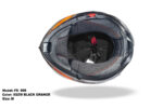 FASEED FS-909 Without Peak XSZM BLACK ORANGE Modular Helmet Dual Lens Built-in Visor With Motocross Pinlock INCLUDED