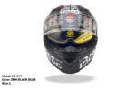 FASEED FX-817 FS-817 ZHM Matt Black Blue Full Face Dual Visor Pinlock Ready Motorcycle Helmet